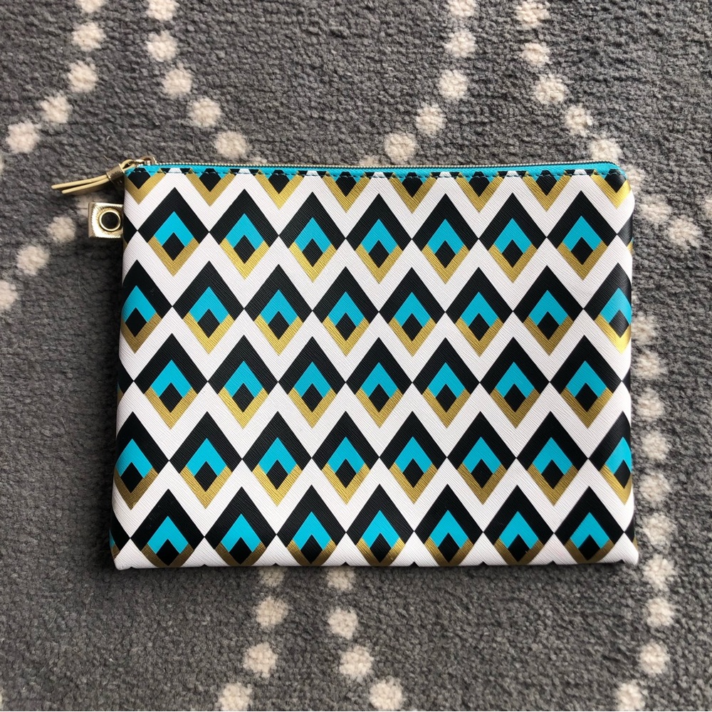 (Dabney Lee) Geometrical Zipper Pouch
